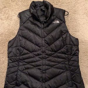 Black North Face Vest